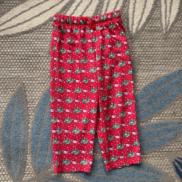 Vineyard Vines Toddler Holiday Christmas Santa Winter Whale Pajama Pants Size 3T - Picture 1 of 4